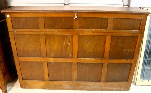 Early 20th Century Walnut Map Chest