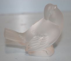 Lalique Figure of Sparrow