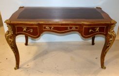French Style Leather Top Desk