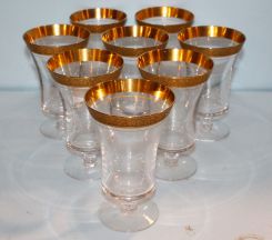 Set of Eight Tiffin Ice Tea Glasses