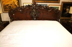 Rococo Style King Size Bed