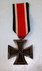 WWII Third Reich Iron Cross Medal with Red and Black Ribbon