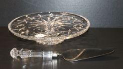 Waterford Crystal Footed Cake plate and Server