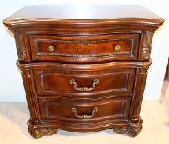 Mahogany Serpentine Front Chest