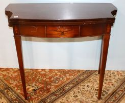 Hepplewhite Style Card Table