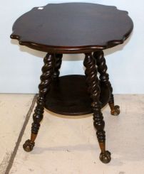 Early 20th Century Oak Side Table
