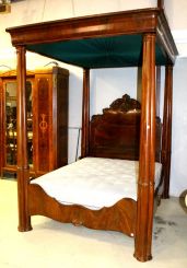 19th Century Mahogany Tester Bed