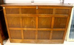 Early 20th Century Walnut Map Chest