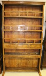 19th Century Welch Dresser with Wine Rack