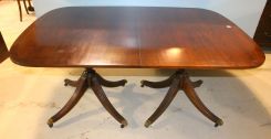 Two Pedestal Duncan Phyfe Dining Table