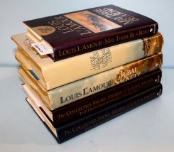 Group of Five Louis L'Amour Hardcover Books
