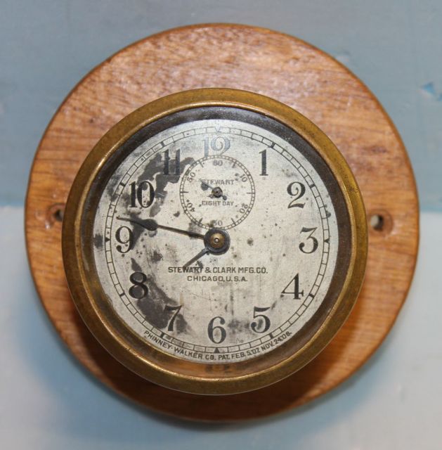 Stewart and Clark Manufacturing Company, Chicago Car or Ship Clock
