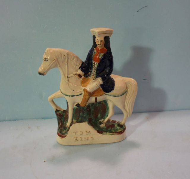 Antique English Staffordshire Figure of Tom King