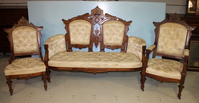 Eastlake Victorian Parlor Set