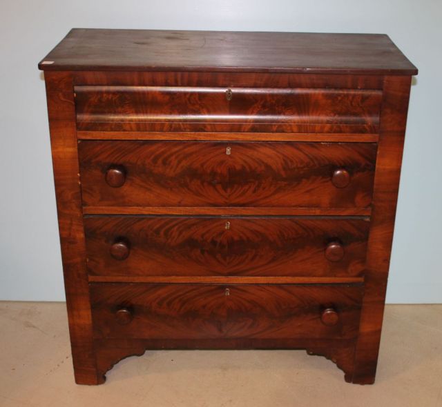 Empire Four Drawer Mahogany Chest