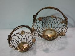 Two Godinger Silver Art Co. Baskets