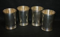 Set of Four Sterling Mint Juleps by Newport