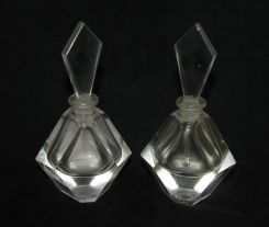 Pair Vintage Perfume Bottles