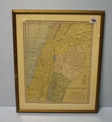 Framed Map of Palestine