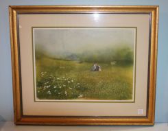 Watercolor, signed Dewayne Warwick