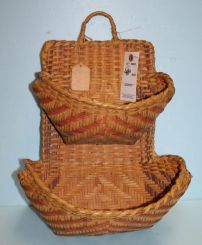 Two Tier Choctaw Indian Hanging Basket