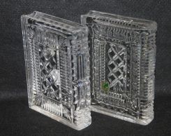 Pair of Signed Waterford Crystal Trivets