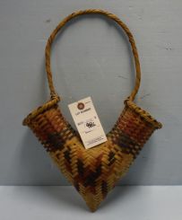 Unusual Shape Hanging Choctaw Basket