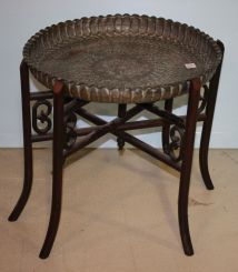 20th Century Copper Top Side Table