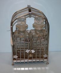 Press Glass Liquor Set