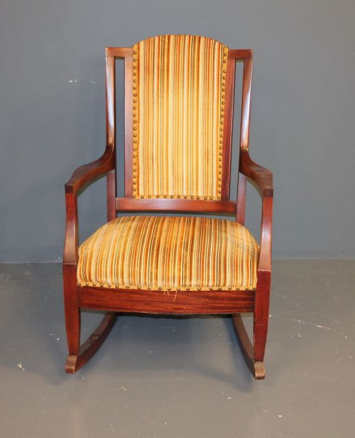 Mahogany 20th Century Rocker