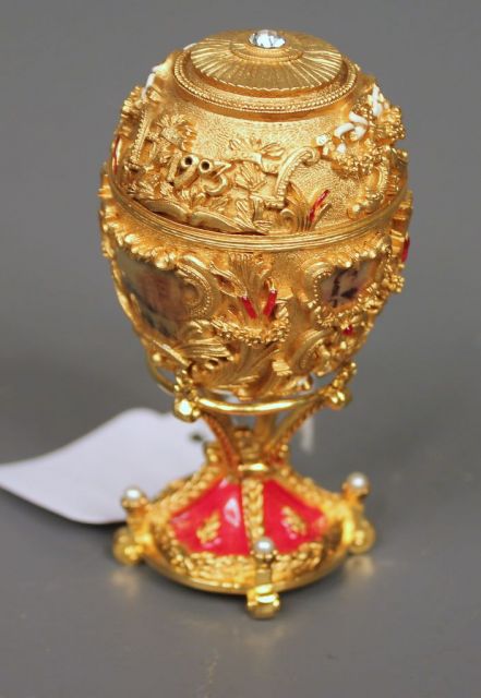 Faberge Imperial Collection, Red Enamel Egg
