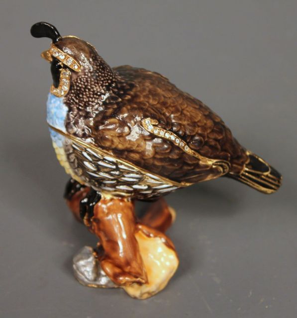 Enamel Nobility Cardinal Bird (box)