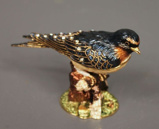 Nobility Enamel Pheasant Box