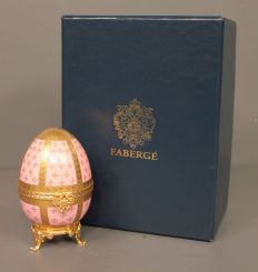 Pink Faberge Egg 2002 with Ballet Slippers Inside