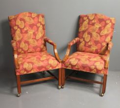 Pair of Contemporary Arm Chairs