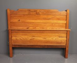 20th Century Oak Bed