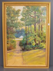 Painting of Path to Pond Painted and Signed by MS State artist BJ Chatham