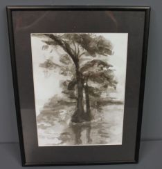 Watercolor of Trees