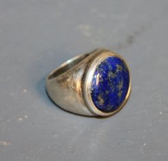 Lapis Sterling Ring