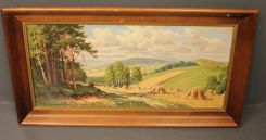Print of Hay Field by Kruger