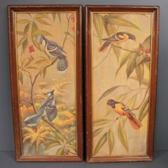 Pair of Vintage Prints of Birds