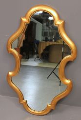 Contemporary Gold Mirror