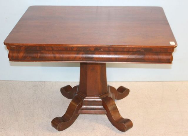 Mid 1800's Empire Octagon Shaped Base Center Table