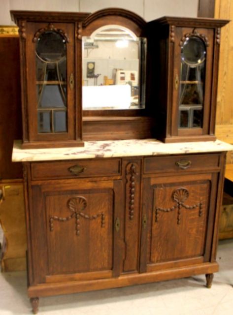 Victorian Oak Sideboard