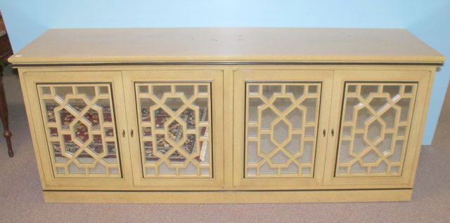 Contemporary Credenza Four Door Console