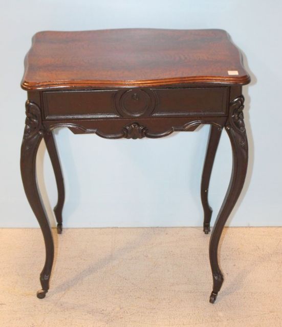 19th Century Victorian Rosewood Sewing Stand