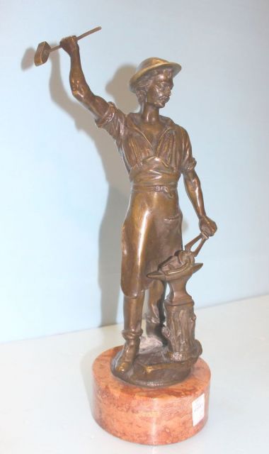 Bronze of Blacksmith by Karpathy Lynch