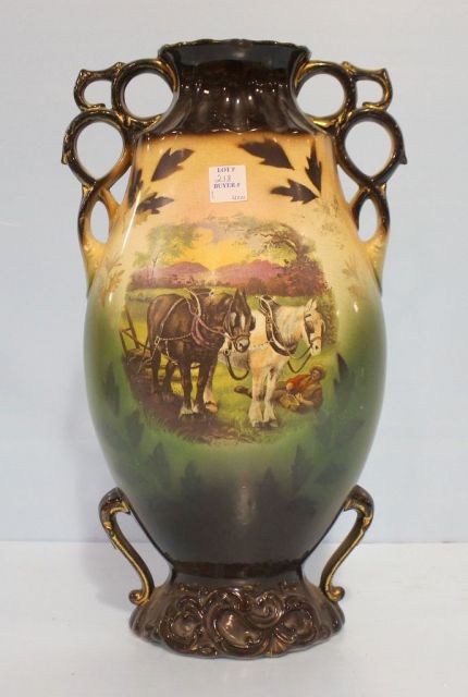 Large English Pottery Vase