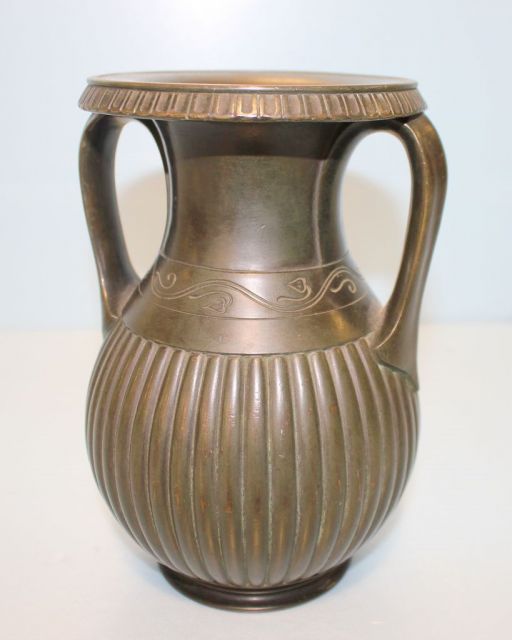 Grecian Style Bronze Vase