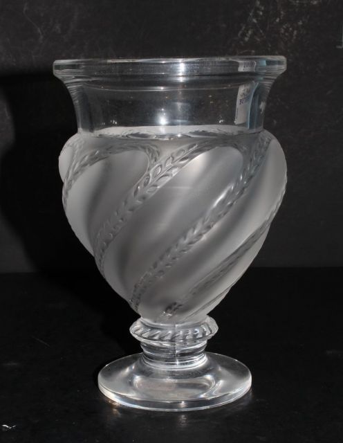 Swirl Lalique Vase